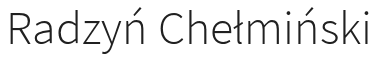 Radzyń Chełmiński